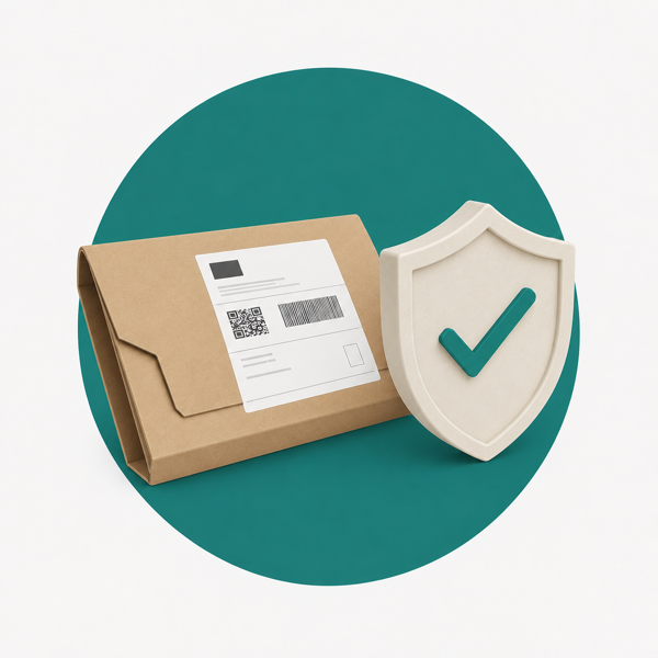 Tracked parcel