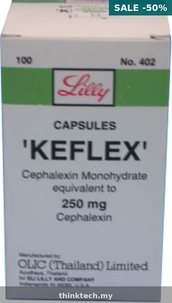 Generic Keflex (Cephalexin) 500mg Malaysia — Bacterial Infections From $0.48