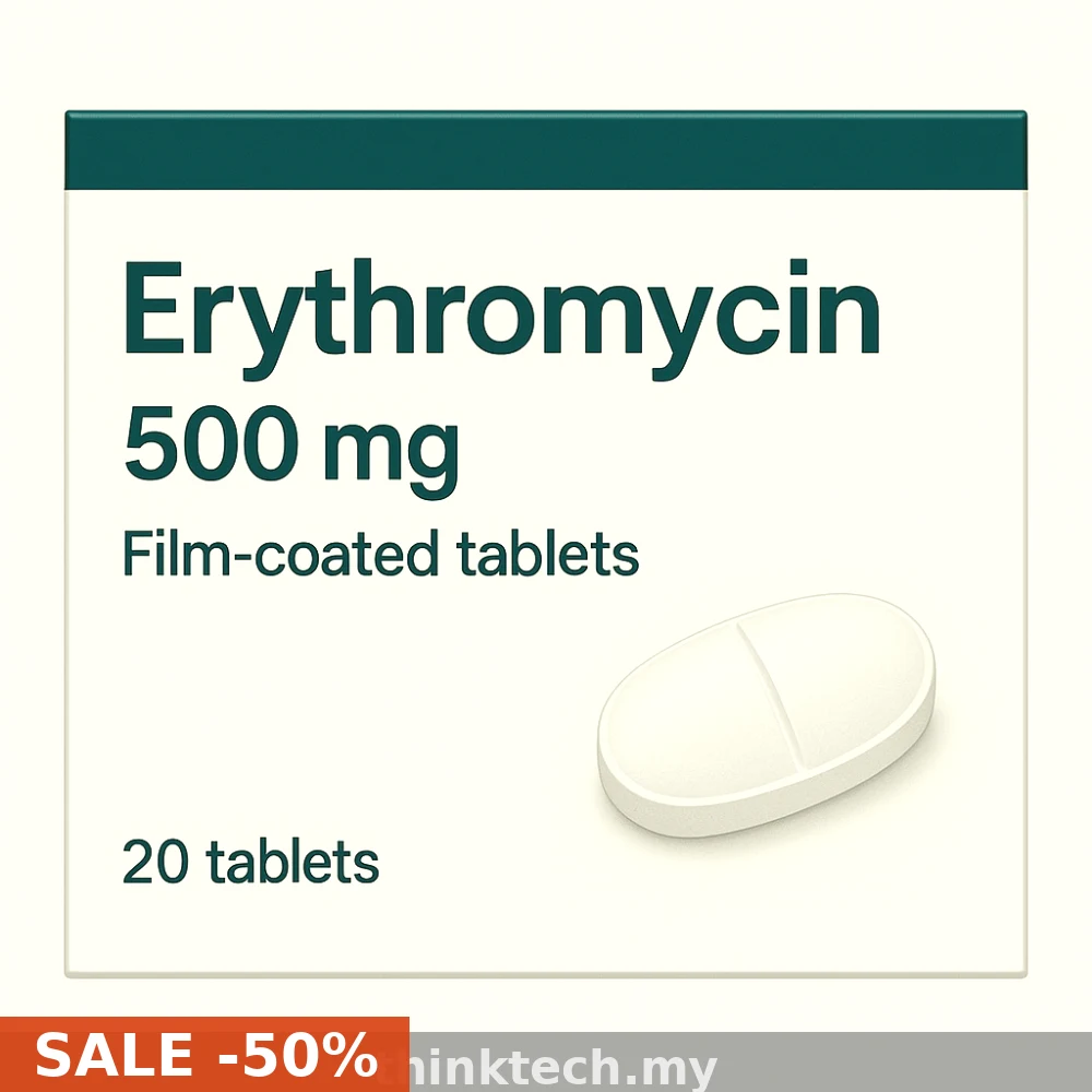 Order Erythromycin (Erythromycin) 500mg | Malaysia Nationwide Delivery From $0.44