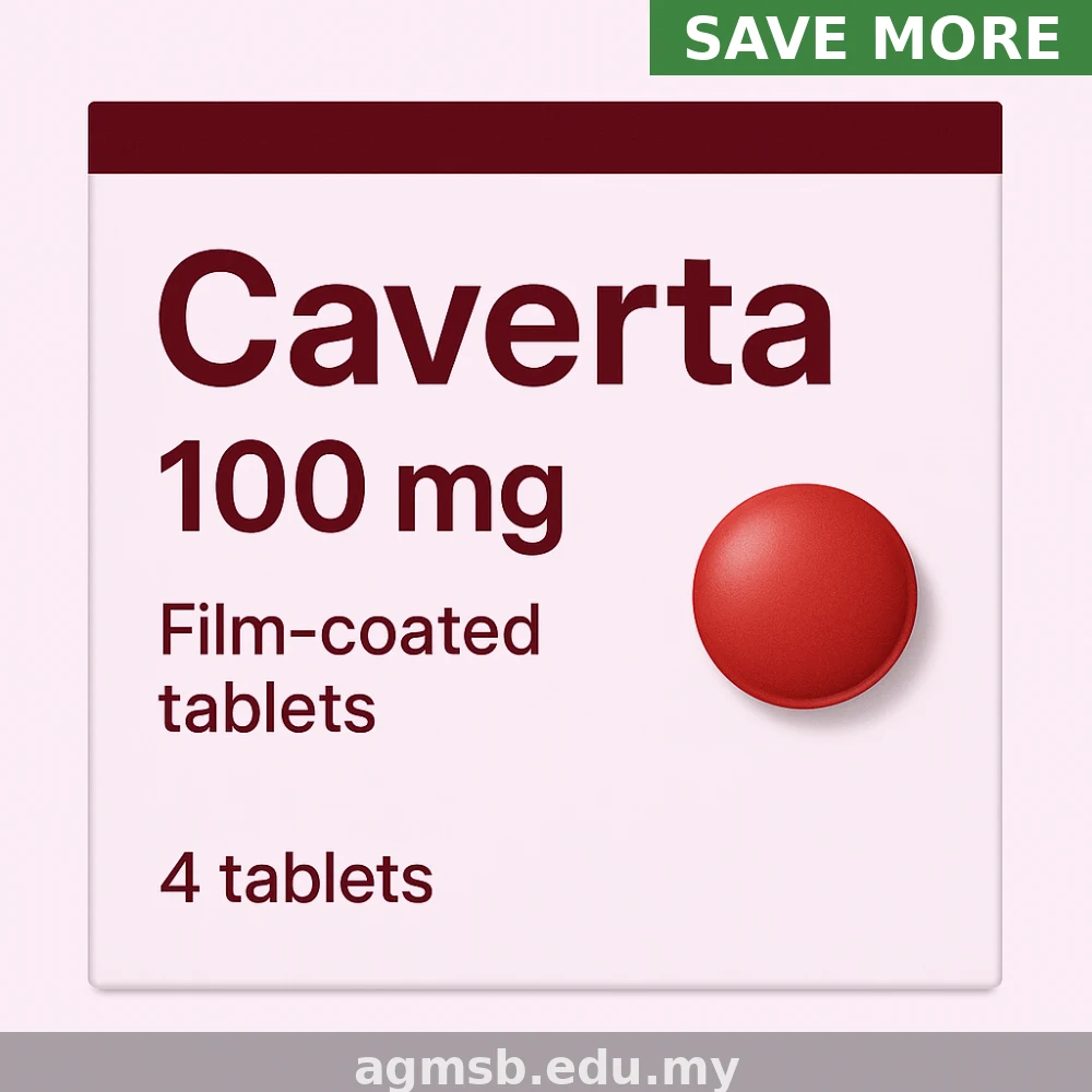 100mg Sildenafil Tablets — Generic Caverta for Erectile Dysfunction