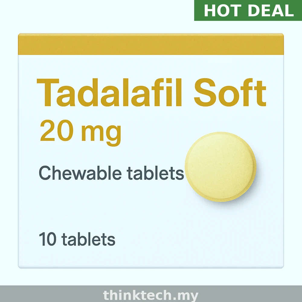 Buy Cialis Soft Online Malaysia — 40mg Tadalafil for Erectile Dysfunction From $1.13