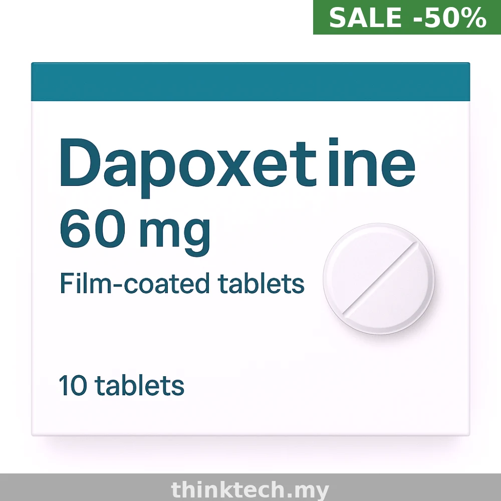 Dapoxetine (Dapoxetine) 90mg Online in Malaysia — From $1.84 Per Pill