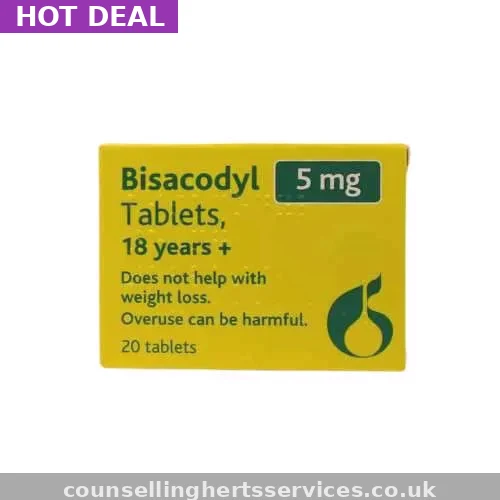 Buy Bisacodyl Online UK — 5mg, 10mg Bisacodyl