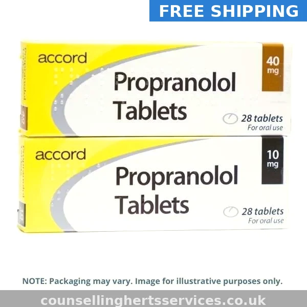 Buy Propranolol Online UK — 10mg, 20mg, 40mg, 80mg Propranolol HCl