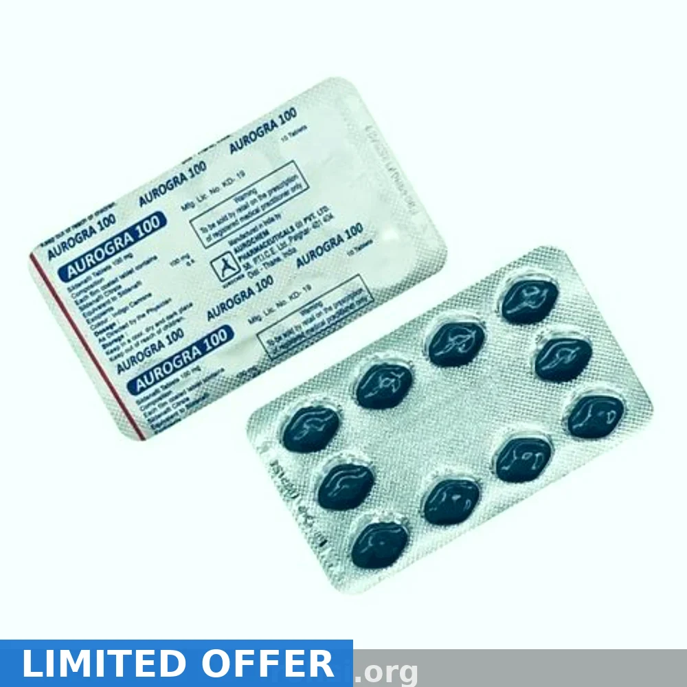 Aurogra in USA — Sildenafil 100mg Tablets for Erectile Dysfunction