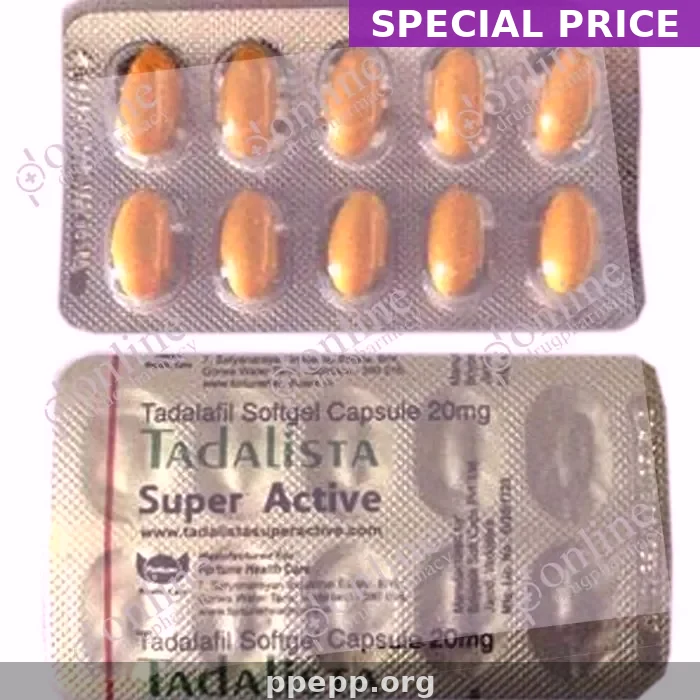 Generic Cialis Super Active (Tadalafil) 20mg — Lowest Price From $1.85