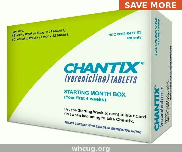 Buy Chantix 1mg Tablets USA — Varenicline Stop Smoking Online From $2.04