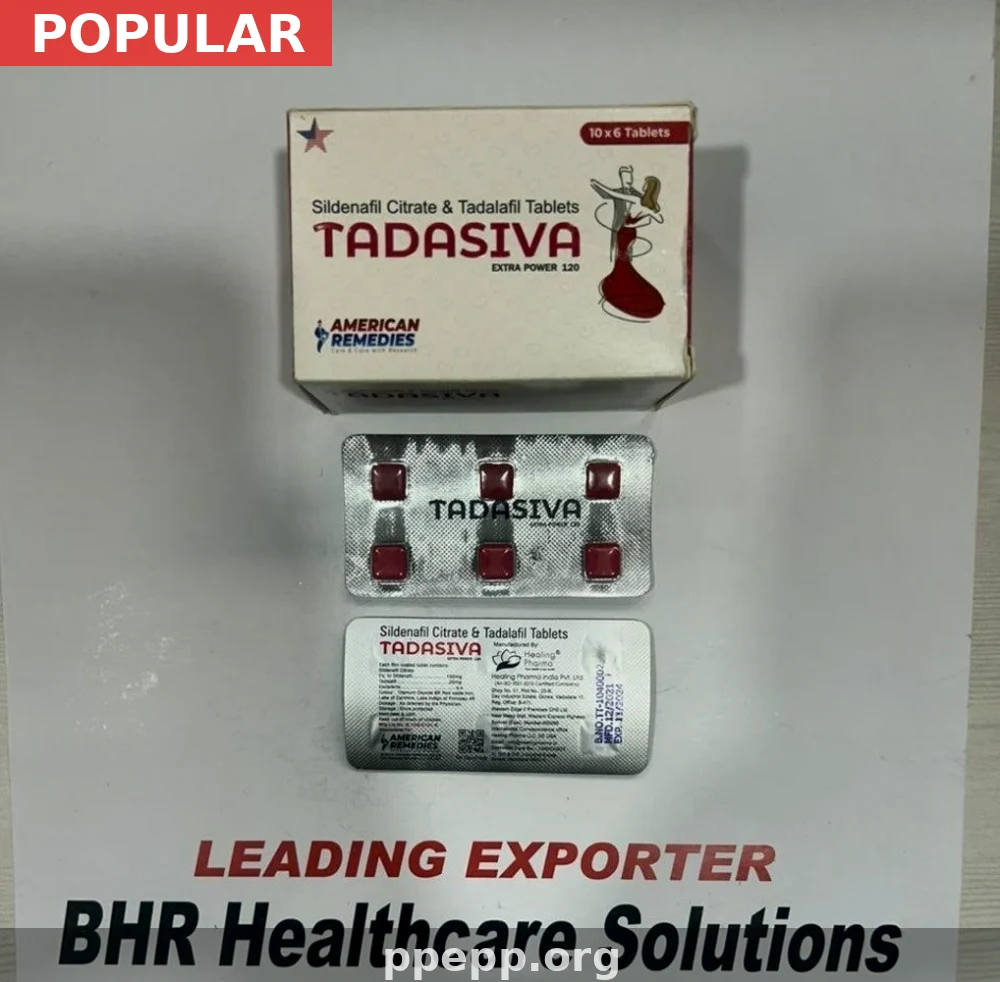 Buy Tadasiva 100/20mg 28 Tablets | Sildenafil Treatment — Order Online From $0.78