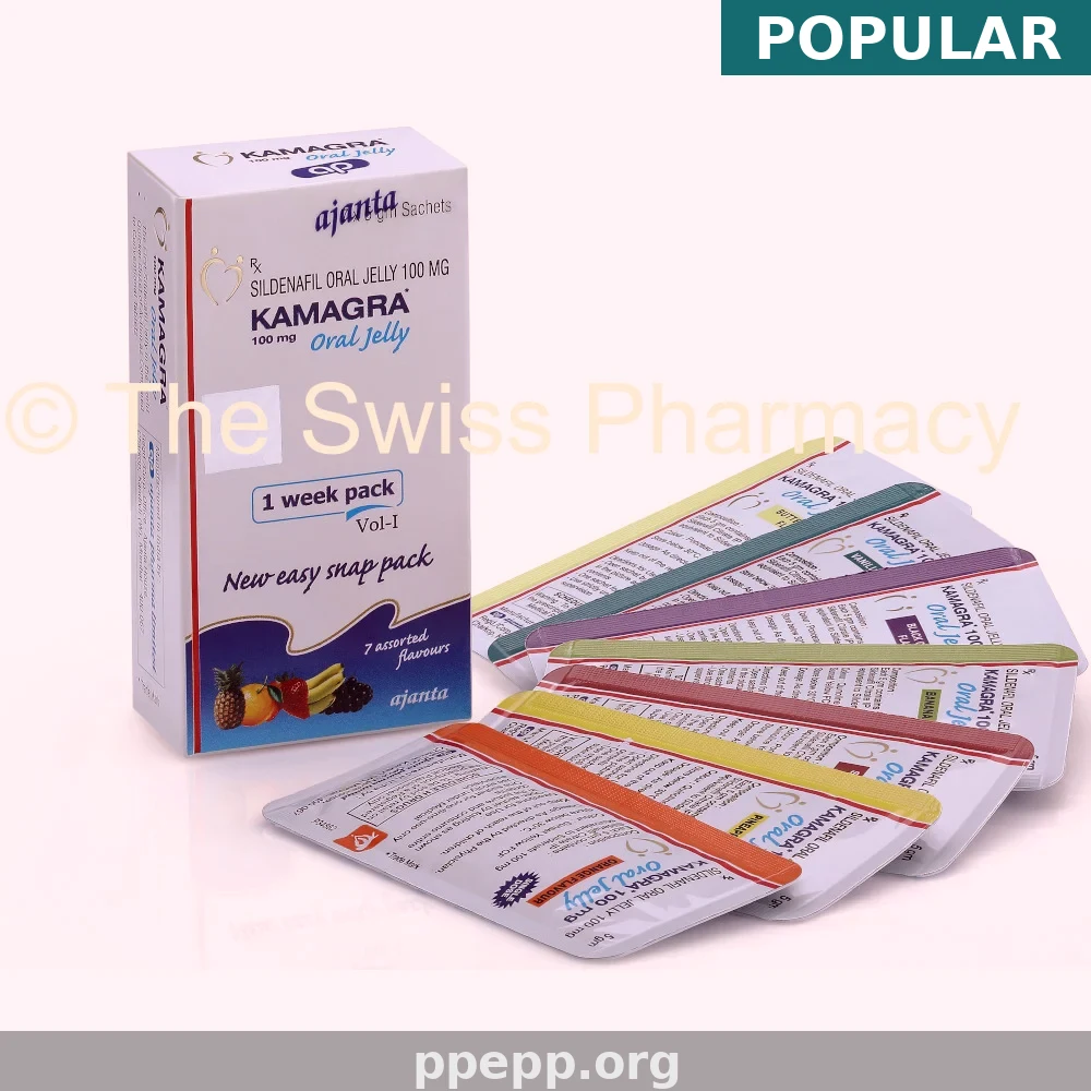 Buy Kamagra Oral Jelly 100mg | Sildenafil Treatment — Order Online From $2.93