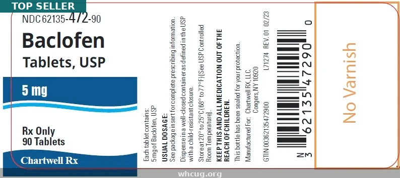 Buy Baclofen 25mg 4 Tablets in USA — Express Shipping From $0.55