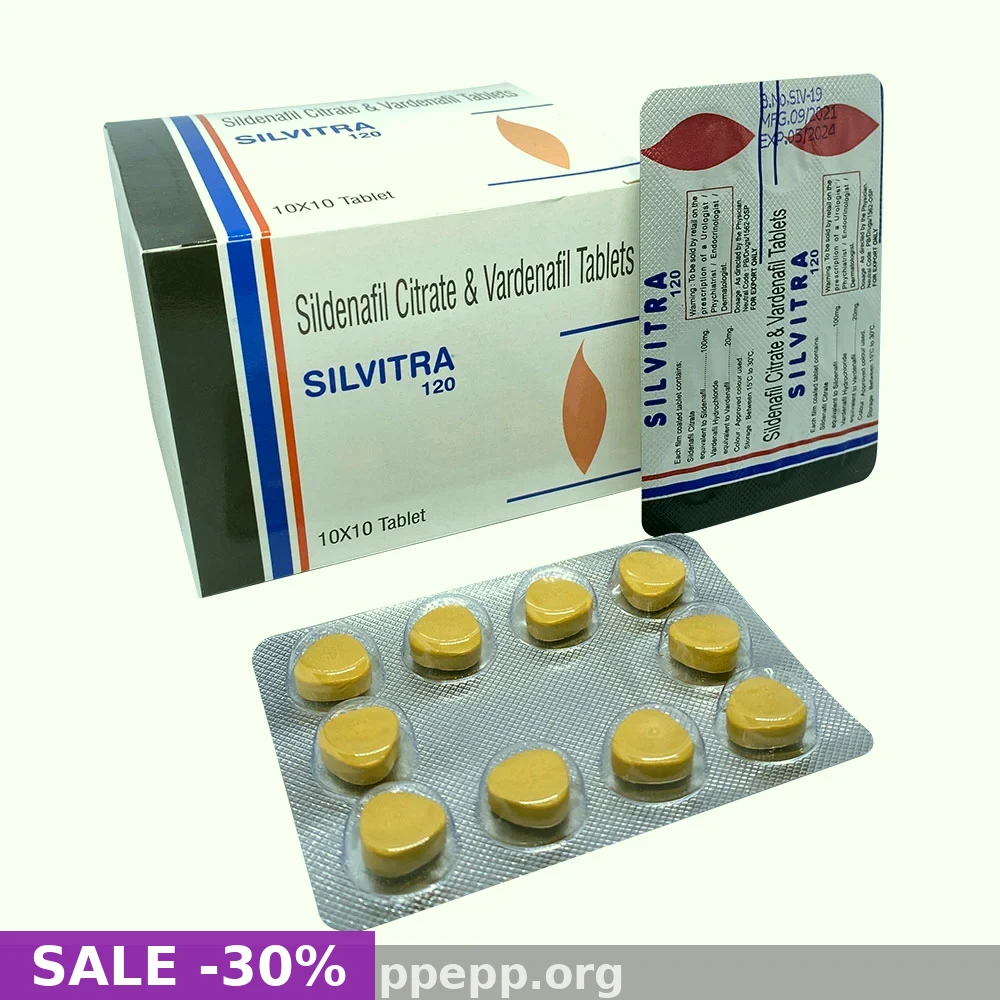Silvitra — Sildenafil 100/20mg Tablets for Erectile Dysfunction