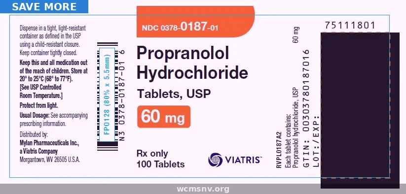 Propranolol (Propranolol) 80mg Online in USA — From $0.40 Per Pill