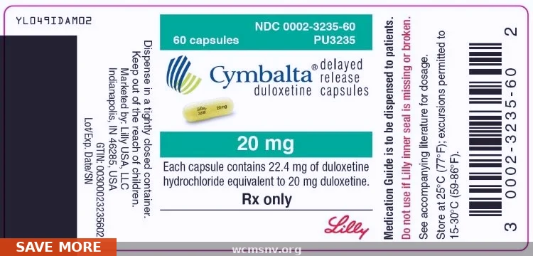 Buy Cymbalta Online USA — 60mg Duloxetine Capsules | Safe Delivery