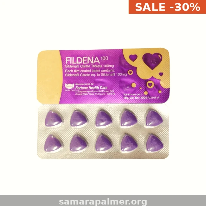 Buy Fildena 100mg Tablets — Sildenafil Erectile Dysfunction Online From $0.61