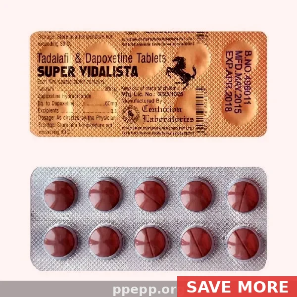 Buy Super Vidalista 20/60mg Online — Express Shipping From $1.27