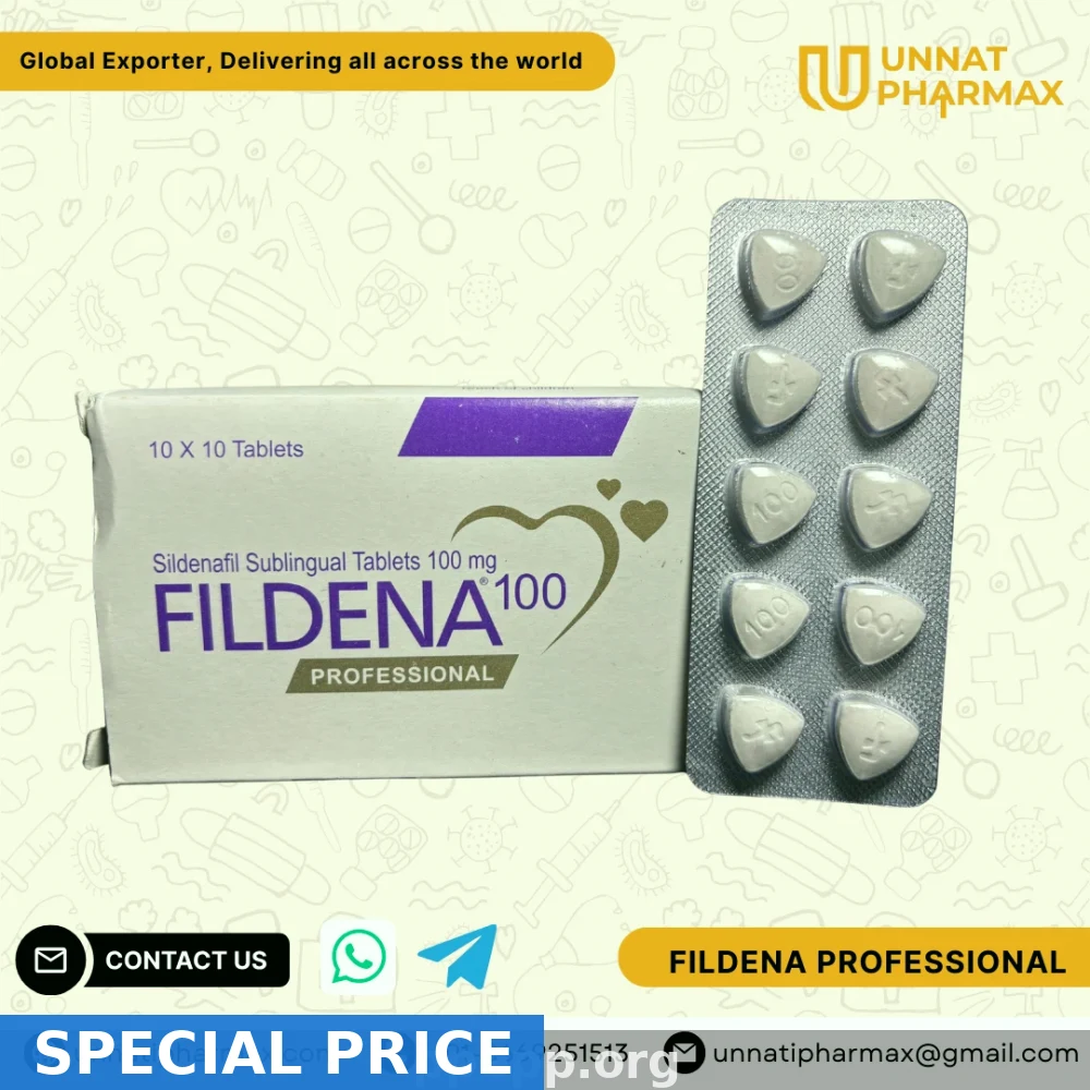 Order Fildena Professional (Sildenafil) 100mg | Nationwide Delivery From $1.17