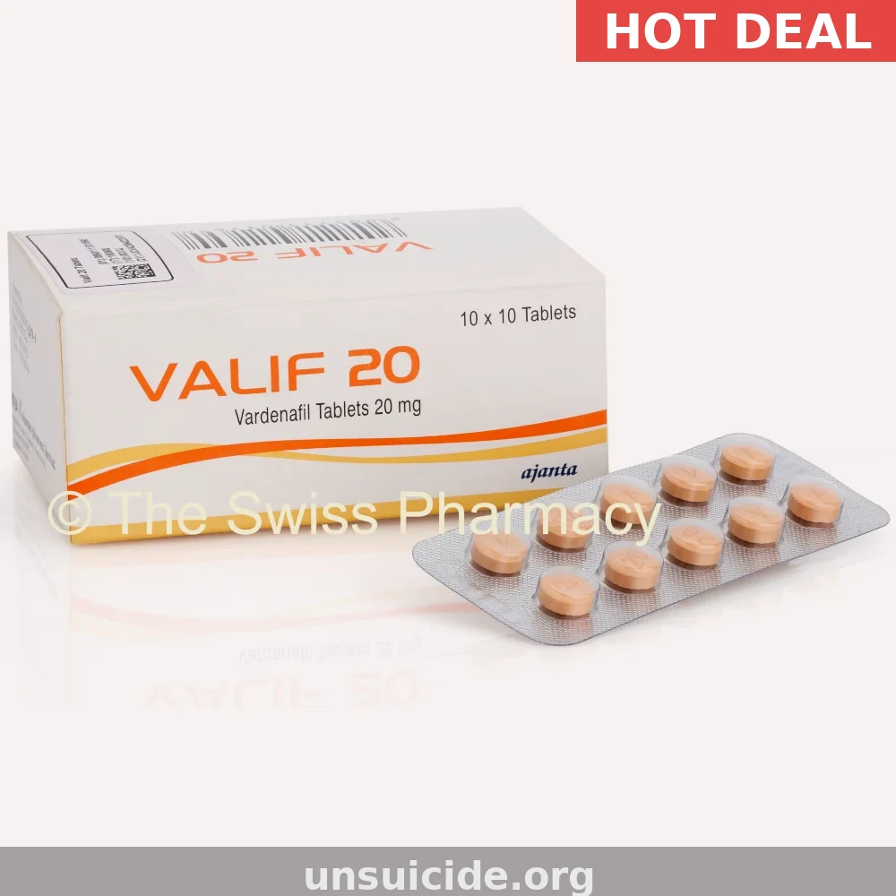 Buy Generic Valif 20mg Online (Vardenafil) — From $1.56