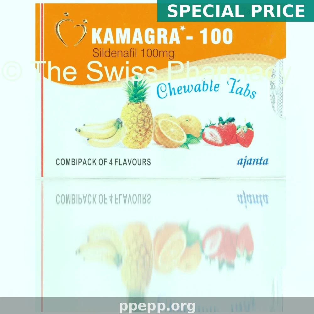 Buy Kamagra Chewable 100mg in USA | Sildenafil Treatment From $1.88