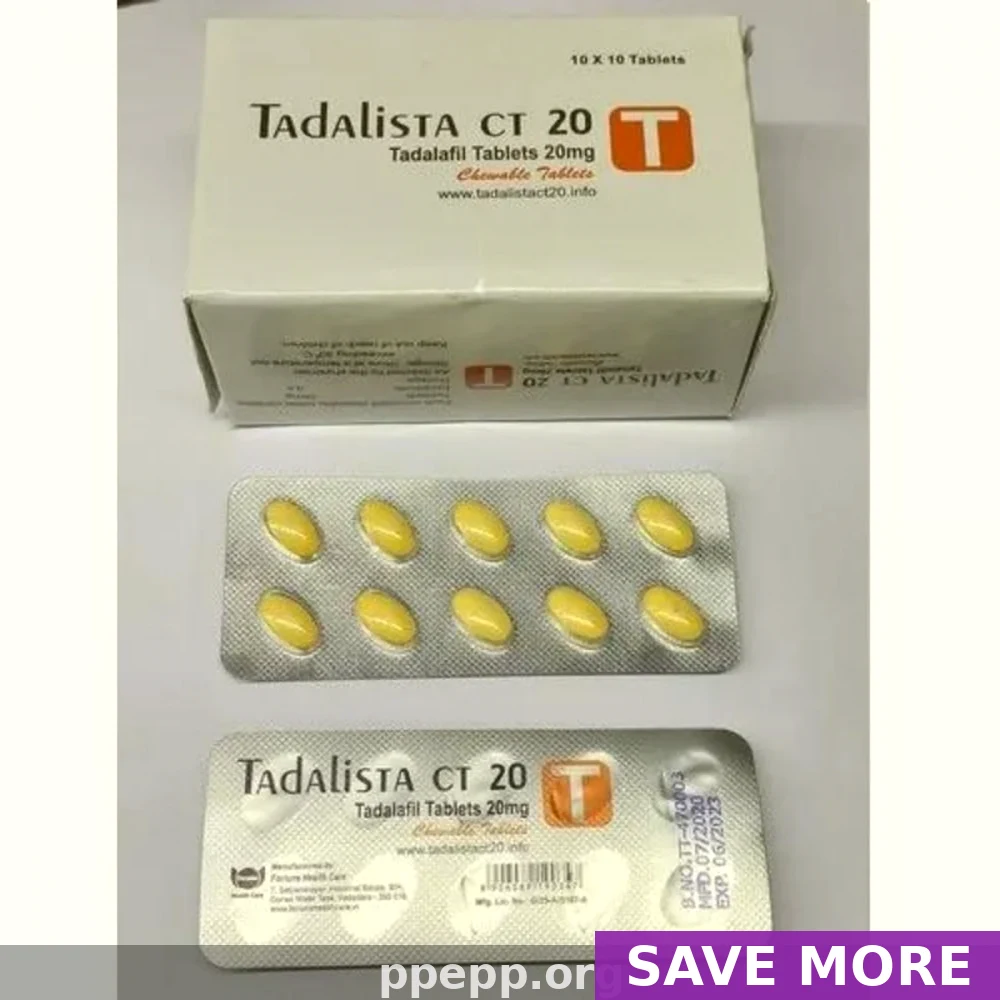 Generic Tadalista CT (Tadalafil) 20mg USA — Erectile Dysfunction From $1.56